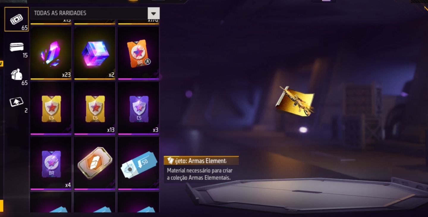 Conta Free Fire Barba do Velho + Chefe Mob + Mclaren + Skins Lendárias