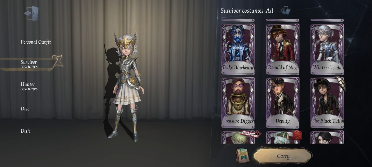 Conta Identity V Antiga | Várias Skins S e A | +12k Echoes Gastos