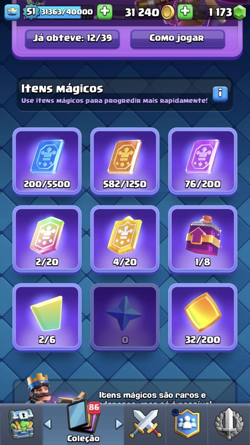 Conta Clash Royale Nível 14 +10.300 TROFÉUS (9 ANOS + EVOLUÇÕES + GEMAS)