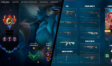 Conta Valorant + LOL com muitas Skins e com todos os Agentes/Campeões!!