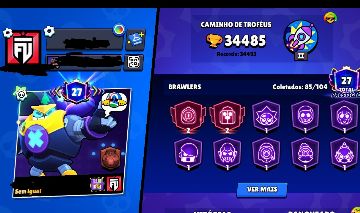 CONTA BRAWL STARS FULL ACESSO + brinde Clash Royale