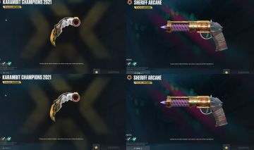 CONTA COM FACA CHAMPIONS 2021, SHERIFF ARCANE E CARDS CAROS.