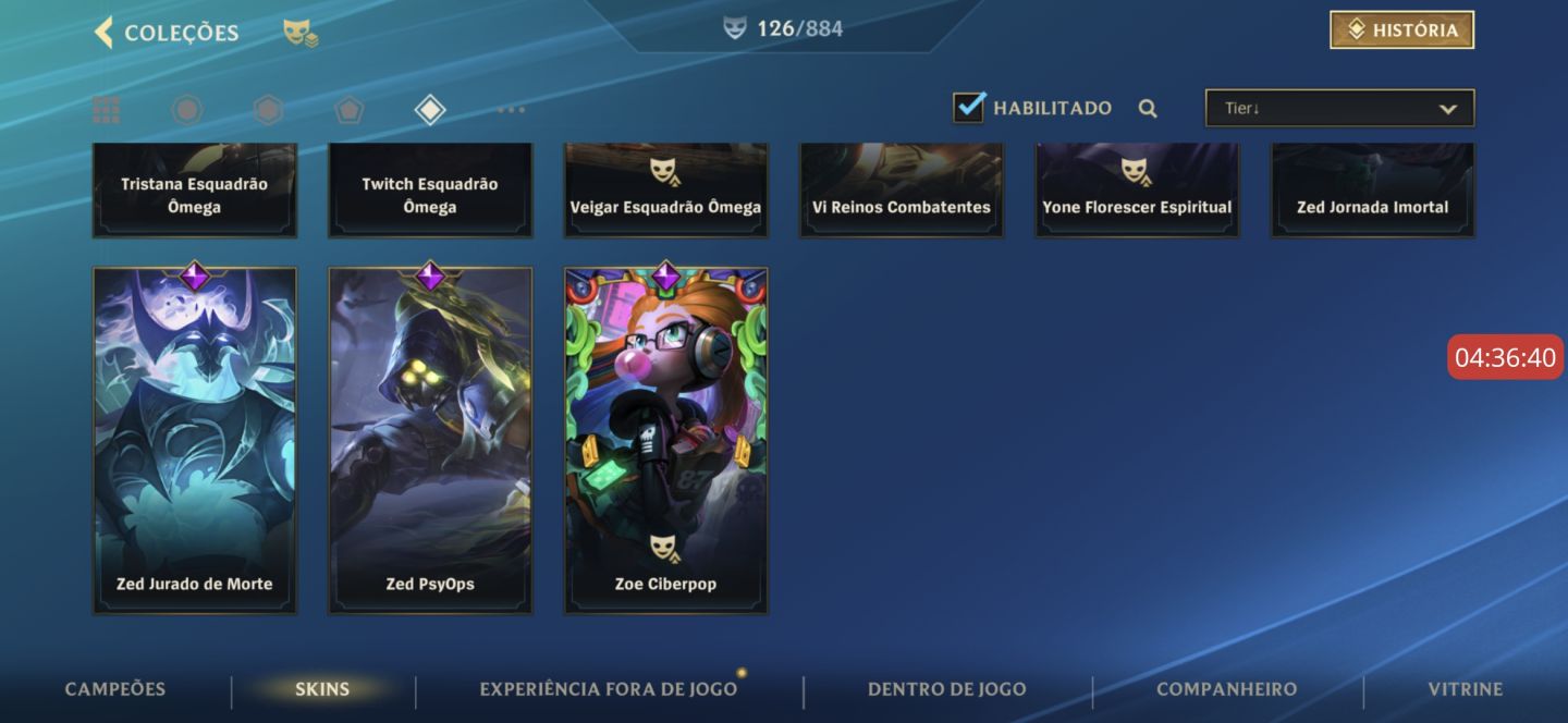 Conta wild rift Main Aurelion top 100 todas as skins dele mais 126 skin ultimate