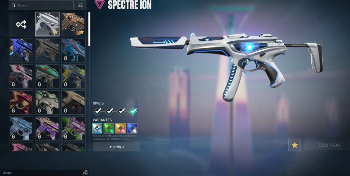 Conta valorant com varias skins inclusive skin rara champions