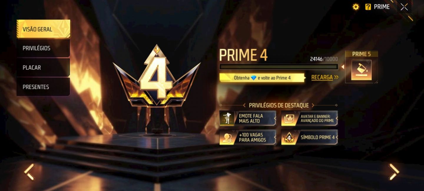 Conta free fire com angelical, armas tributadas