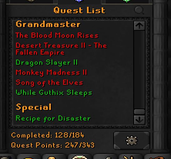 CONTA ENDGAME OSRS