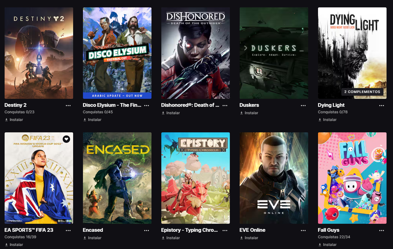 SUPER CONTA EPIC GAMES JOGOS TOP + PREÇO IMBATÍVEL!