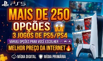 COMBO - 3 jogos de Playstation 4/5 na promoção