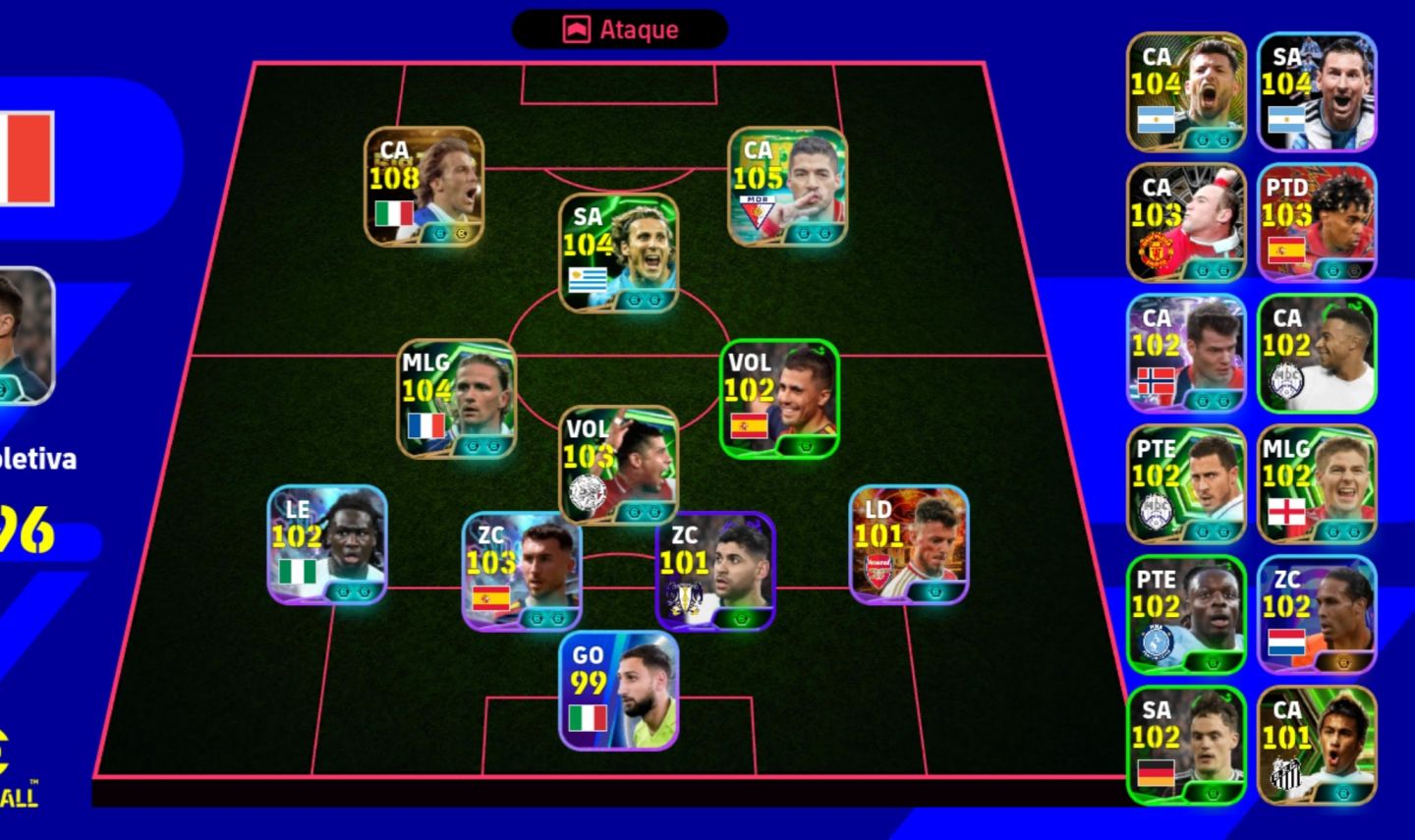 Conta Efootball com Del Piero Big Time!