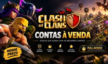 CONTAS CLASH OF CLANS FULL ACESSO