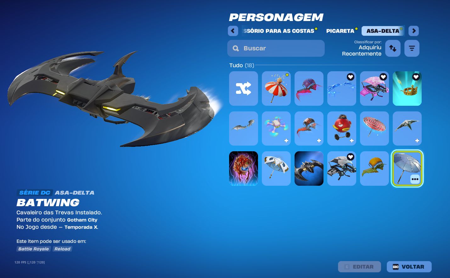 FORTNITE 54 SKINS | BATMAN + DC | MUITAS SKINS COMPRADAS
