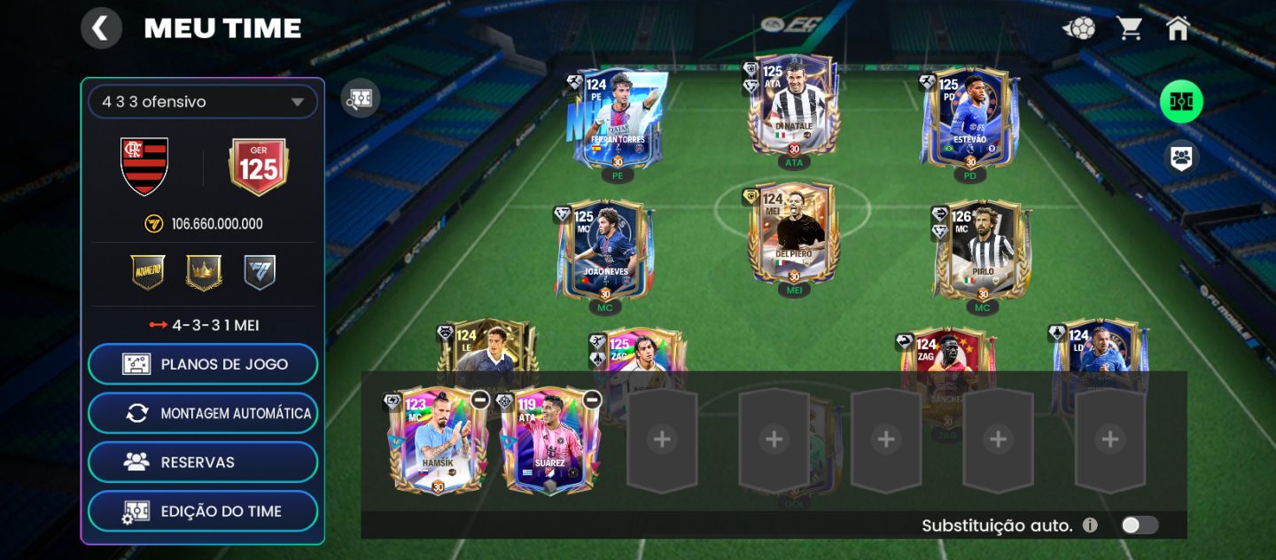 FIFA mobile, conta top GR 125