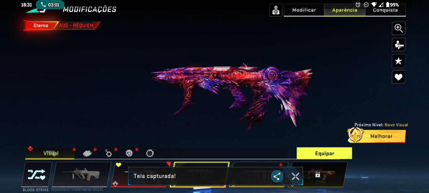 Blood strike ( CONTA COM BASTANTE SKINS DE ARMAS INCLUINDO 2 EVO)