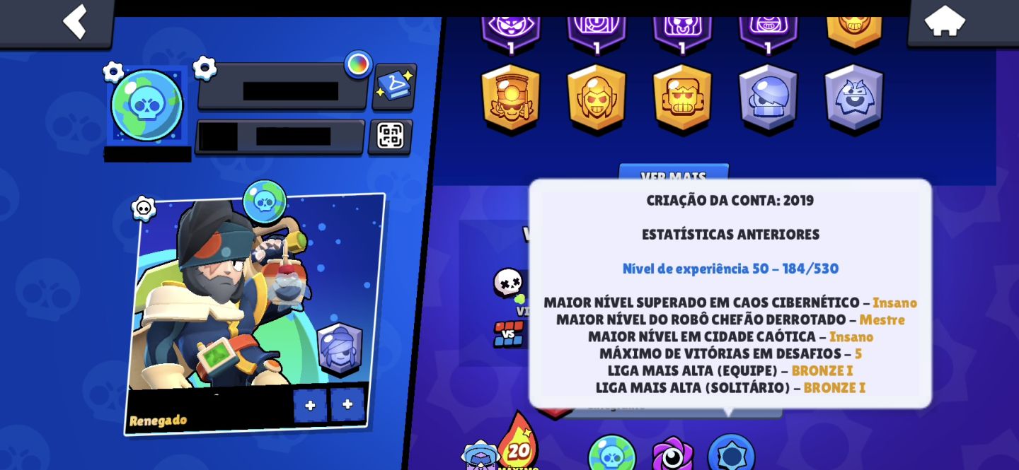 TODOS OS BRAWLERS, 2019, 250 SKINS, 33 FULL