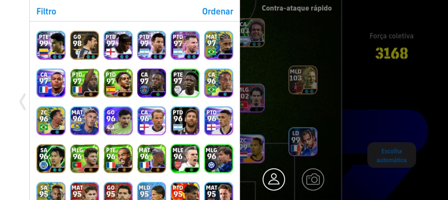 Conta com ney blitz e ney da última copa pack de Portugal e mais