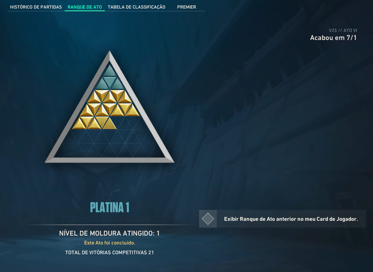 CONTA DE VALORANT OURO 3/PLATINA 1 - COM MUITAS SKINS!!