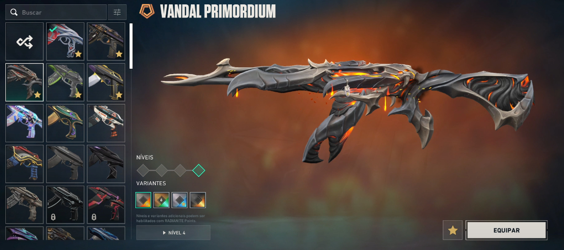 CONTA VALORANT - PLATINA - SKINS (2k GASTOS).