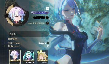 Lucy S6+Rebecca+pity 60 banner de armas da collab+Tiros