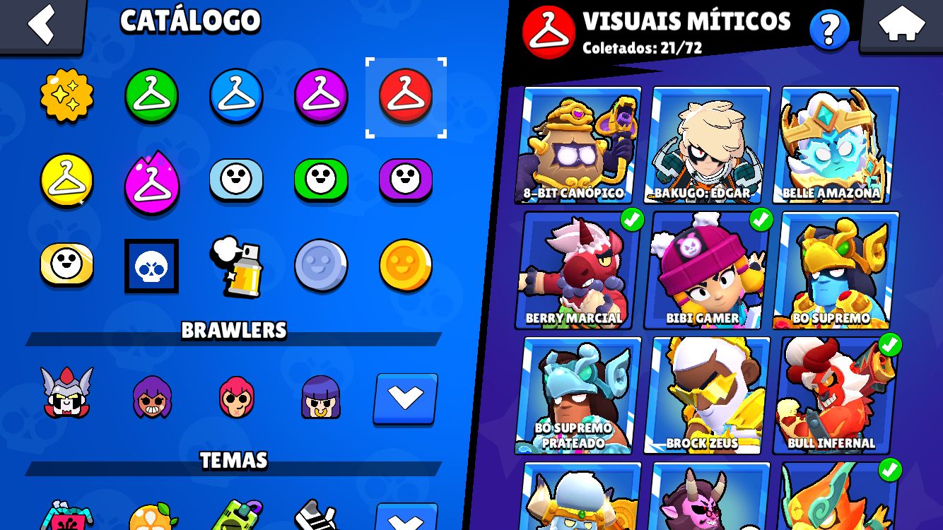 Conta Brawl Stars Gemada 84K + CV 14 CLASH OF CLANS