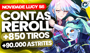 [Contas Reroll] Wuthering Waves + 57.000 Astrites + Lucy l América Server