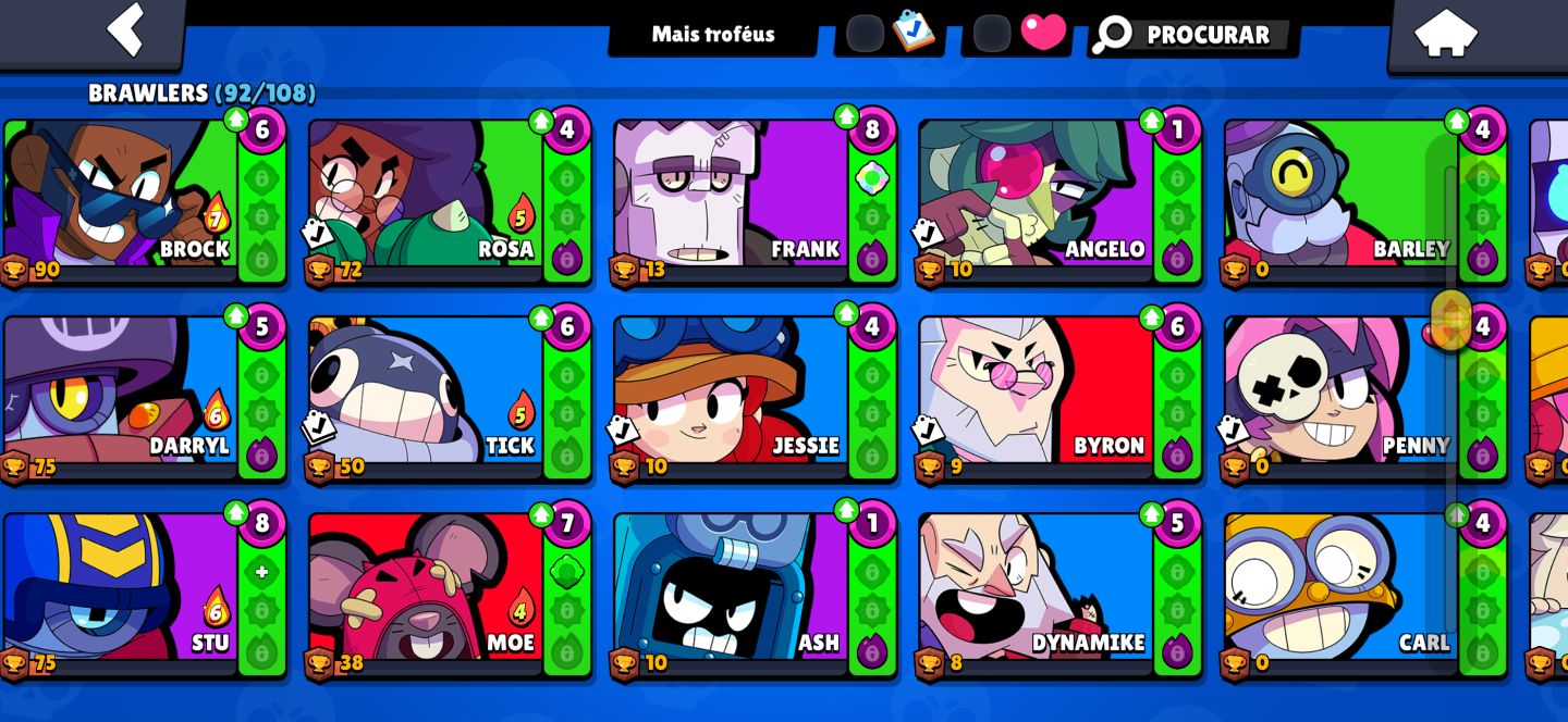 CONTA BRAWL STARS GEMADA!!