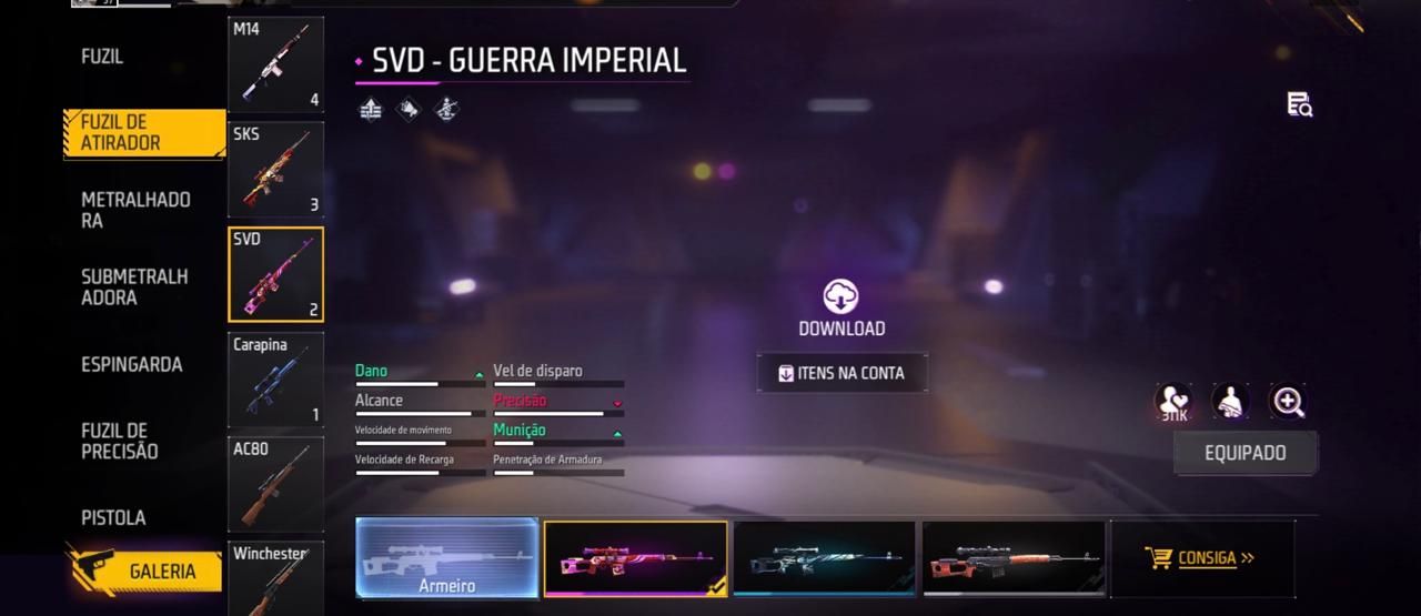CONTA FREE FIRE | 150+ SKINS E ITENS RAROS | MCLAREN P1 | DRAGÃO NEGRO LV.3