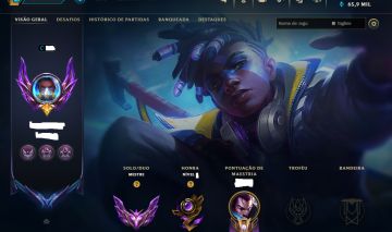 CONTA LOL MESTRE 200PDL+ / LV 101 / 119 SKINS / TODOS CHAMPS / FULL ACESSO DADOS
