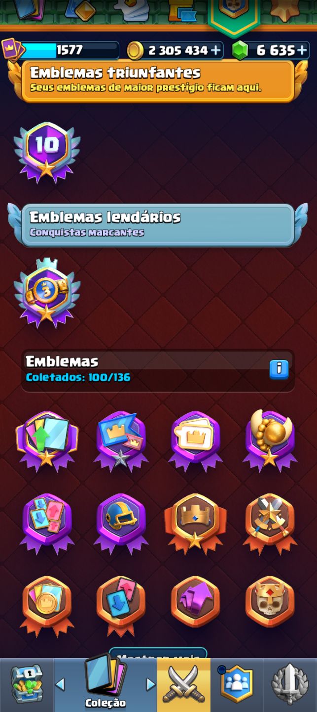 CONTA CLASH ROYALE 10 ANOS (Full Acesso) NEGOCIO- SEM TROCA