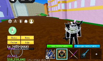 CONTA COM DRAGON PERM+GAMEPASS