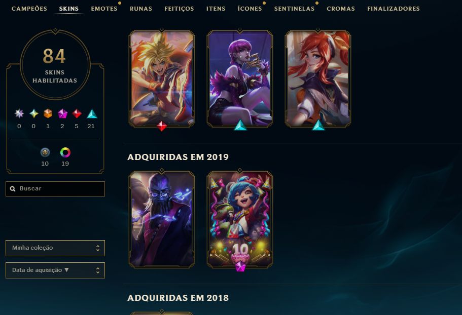 [Entrega Automática] Lol Esmeralda, 84 Skins, + Raras! Honra 4, 36K Ea, Lvl 100
