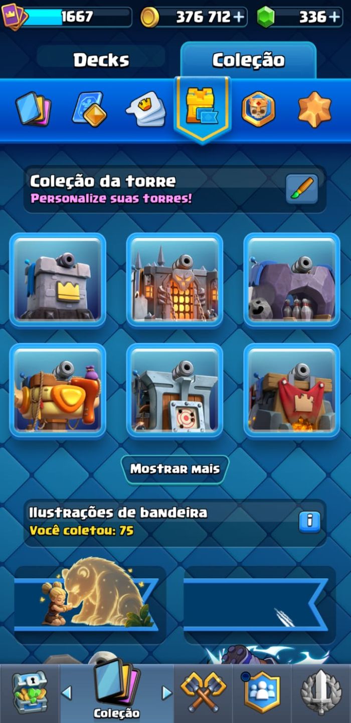 CLASH ROYALE - REI 15 MAX - 14 EVO - 376K OURO - 13K DE TROFÉUS