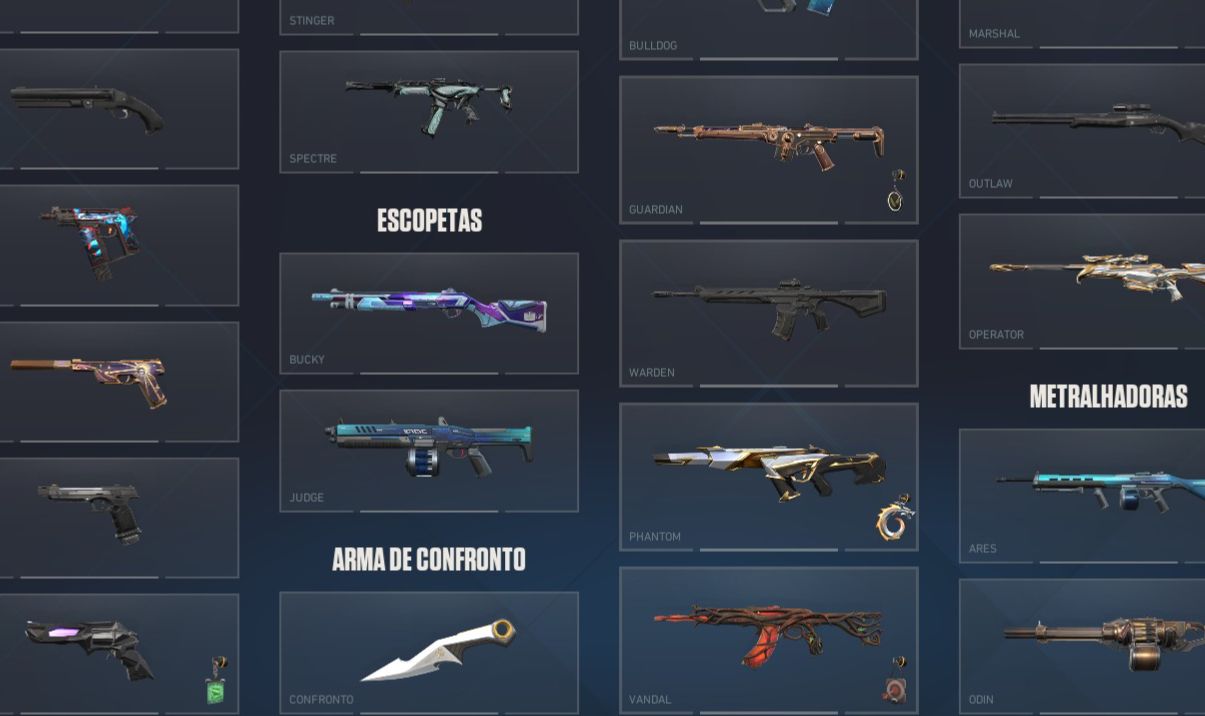 Conta Valorant com Skins - Lvl 82 - + de MIL REAIS GASTOS - Pacote champions 26