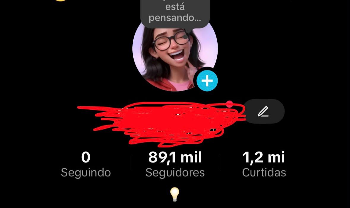 Conta tiktok 90K De Seguidores + 1.2M Curtidas