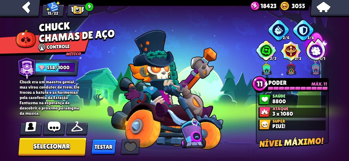 Conta rara brawl stars + conta de clash royale upada