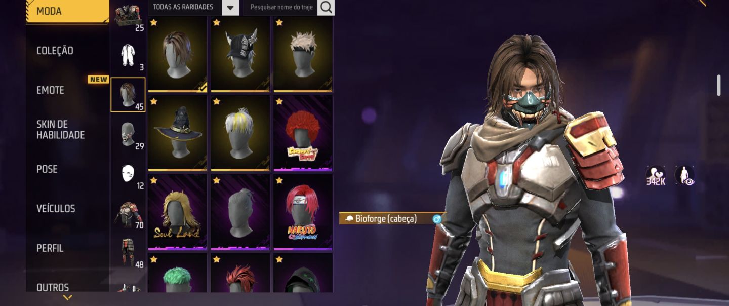 CONTA FREE FIRE INICIANTE