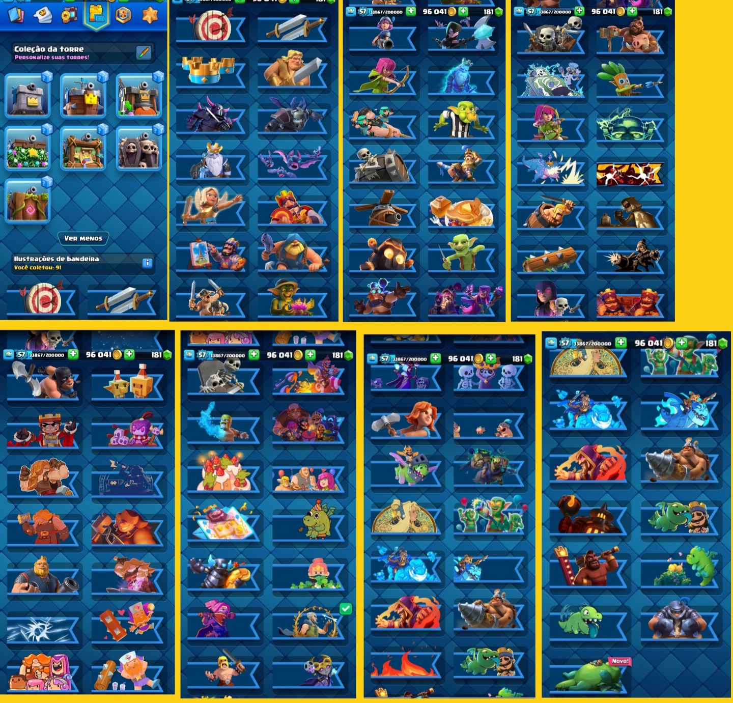 CONTA CLASH ROYALE LEVEL 15 COM 10 ELITES 14 EVOLUÇÕES E MAIS!!