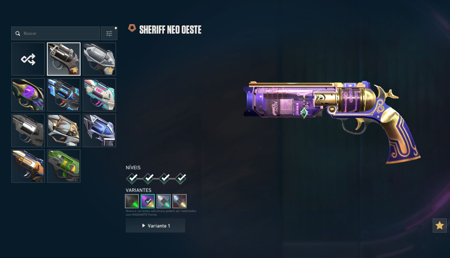Conta com diversas skins de loja e passe! podendo subir de elo tranquilamente