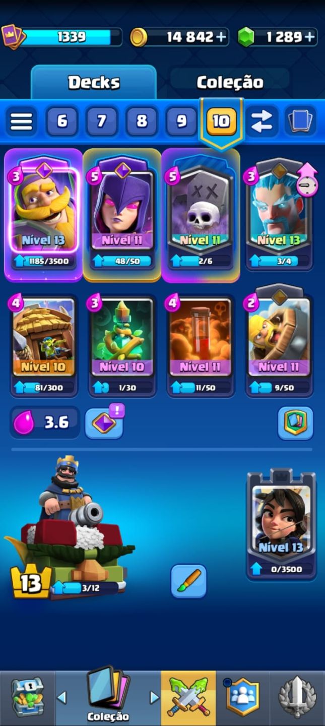 CONTA DE CLASH ROYALE 7K DE TROFÉUS