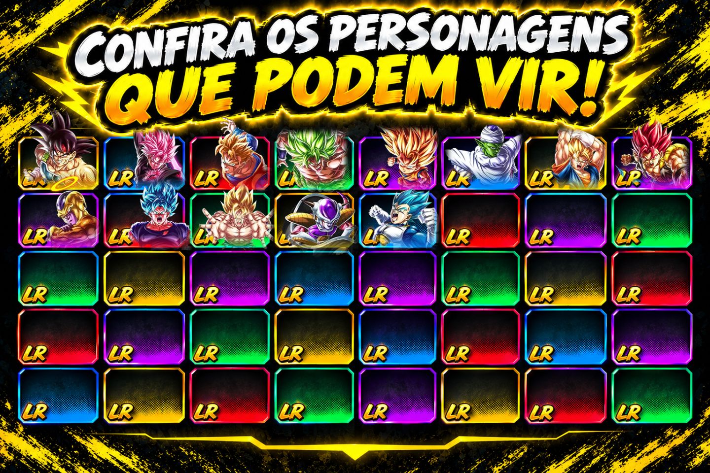 NOVO LR PROMOÇÃO DRAGON BALL LEGENDS | ULTRAS LR 50K-300KCC IOS/ANDROID SALDÃO