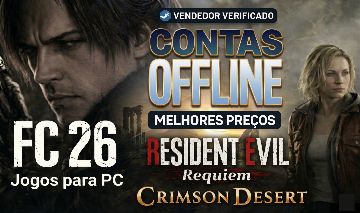 CONTAS STEAM OFFLINE PC: Ofertas C/ até 90% de desconto + 300 Jogos de Brinde!