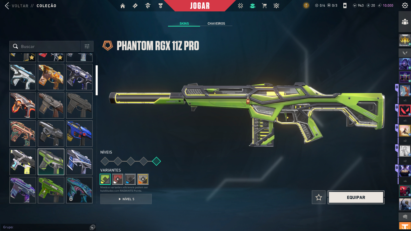Conta Riot com skins no valorant, skins no lol e skins no TFT.