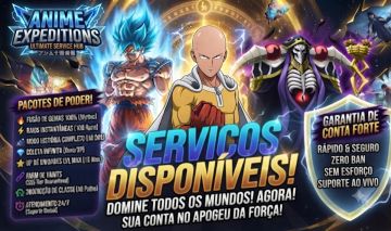 SERVIÇOS ANIME EXPEDITIONS | FARMS MAIS BARATOS! MUITOS BRINDES!!!!