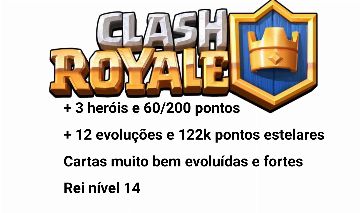 Melhor conta de Clash Royale com Brawl Stars de brinde!