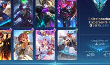 Conta Mlbb com ótimas skins