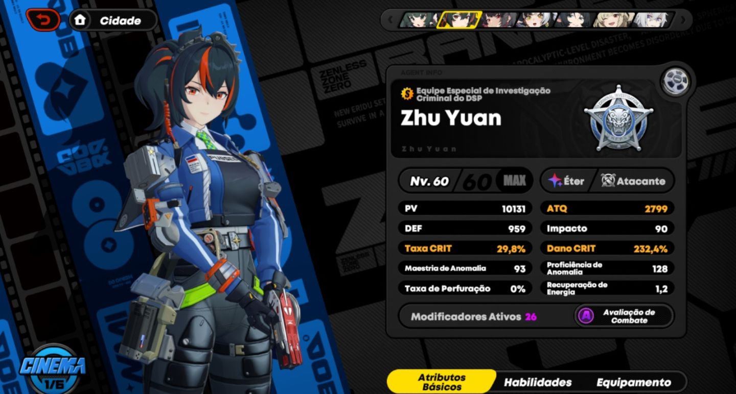 Conta antiga ZZZ com varios personagens com motor