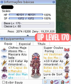 RAGNAROK LATAM - SERVIÇO DE LEVELING 1 AO 250 MELHOR PREÇO (DESCONTO)