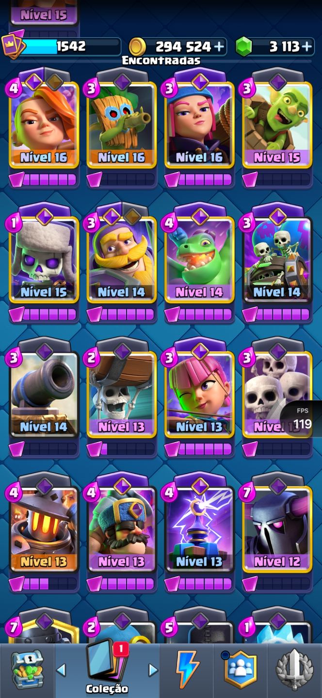 Conta Clash Royale