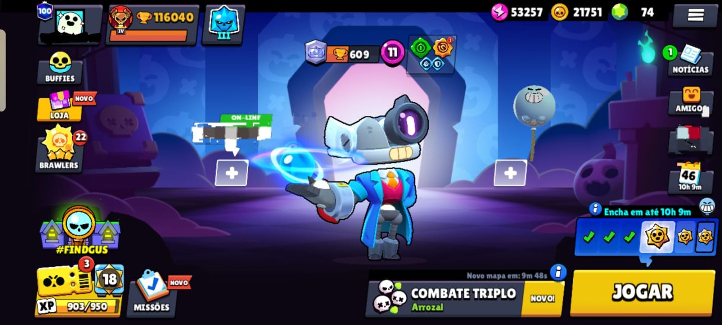 CONTA DE BRAWL PARA PUSH