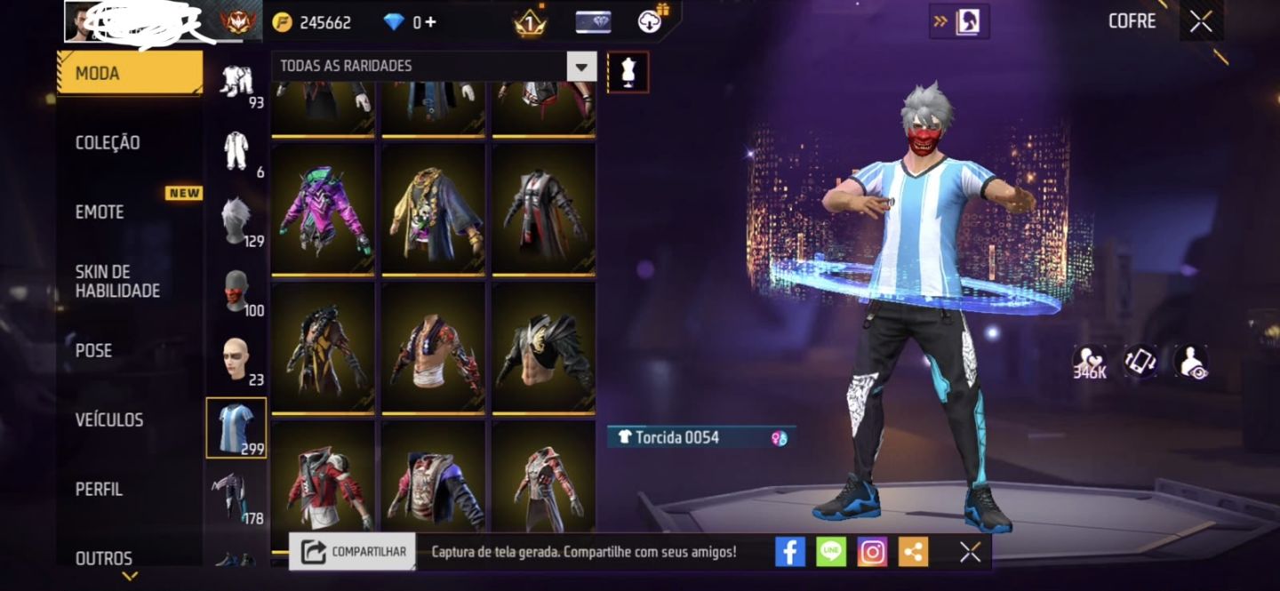 Conta de free fire antiga gemeda e varios itens antigos (PROMOÇÃO VENDA RAPIDA)