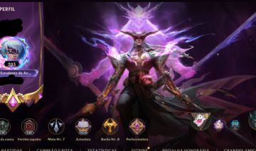 Conta nível 203 insana com muitas skins